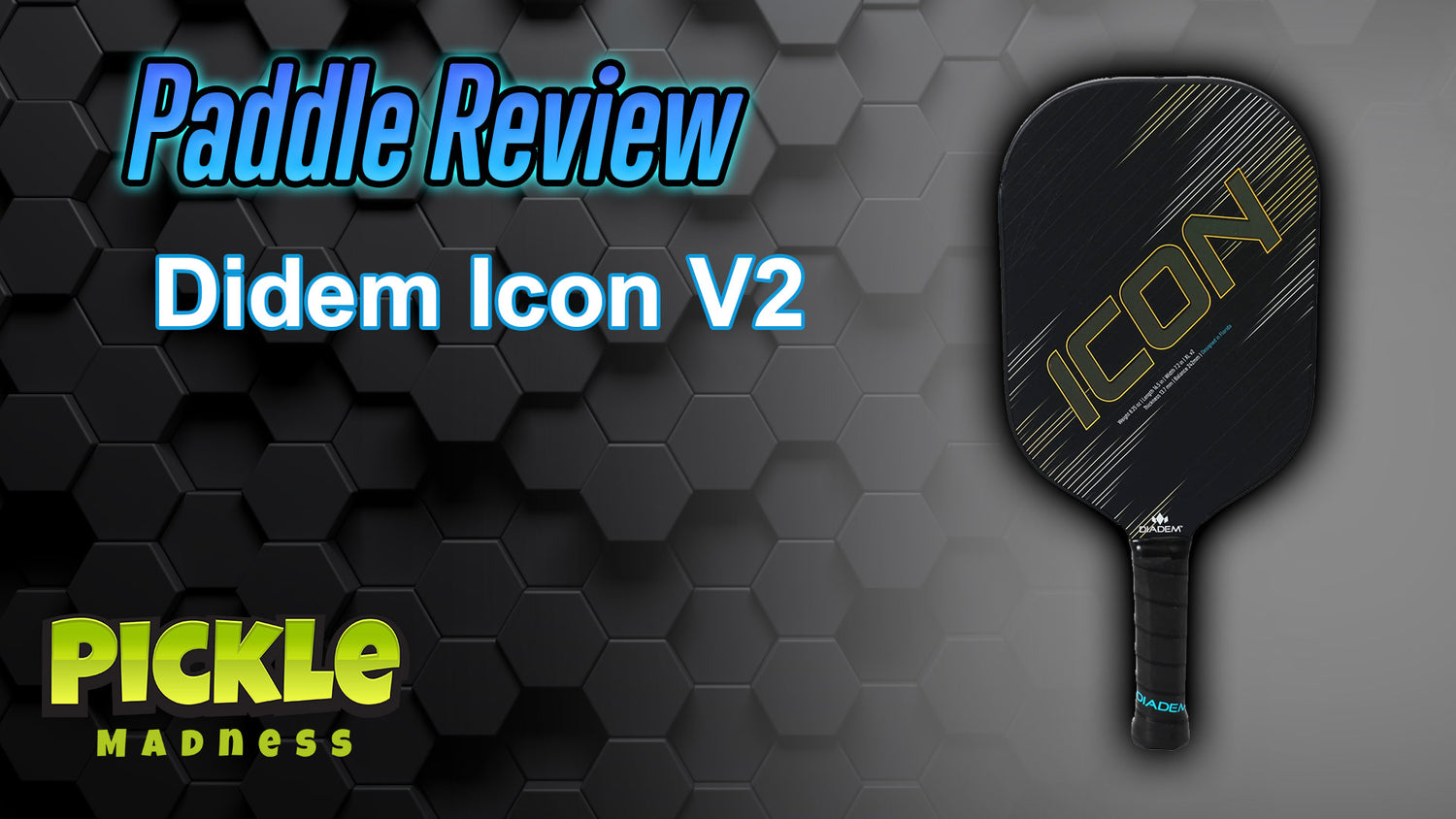 Diadem Icon V2 Pickleball Paddle