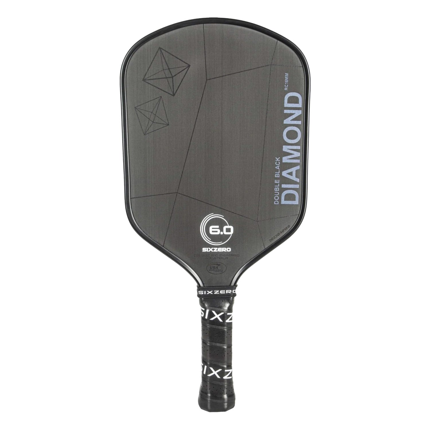 Six Zero Black Double Diamond Pickleball Paddle