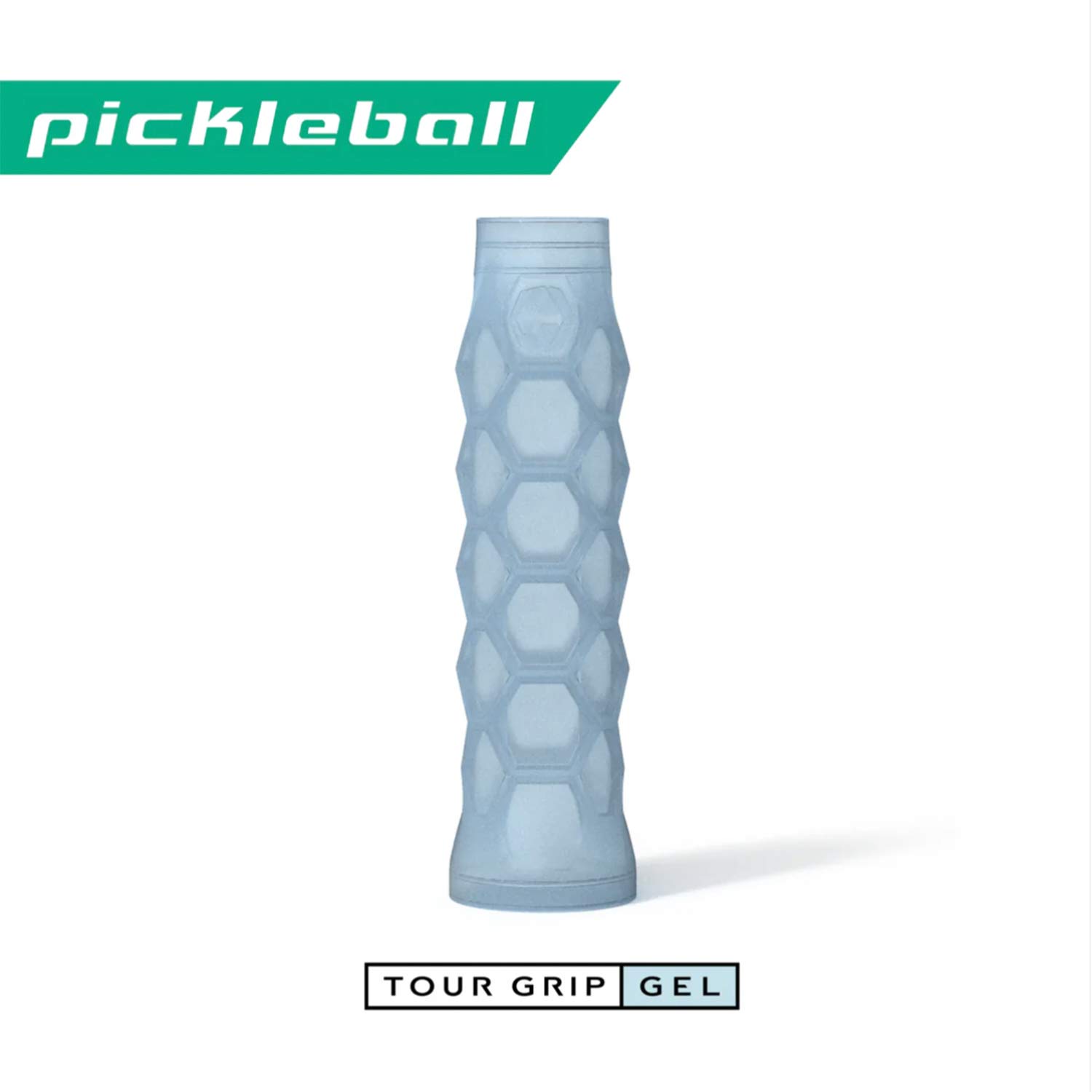 Pickleball Gel Grip - 5.25 Inches Long - Soft Feel - Light Blue